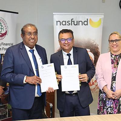 CEFI and Nasfund sign MoU to enhance superannuation awareness with CEFI’s financial inclusion activities