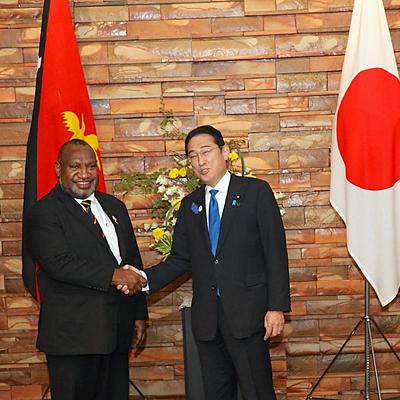 PRIME MINISTER MARAPE HIGHLIGHTS SIGNIFICANCE OF PNG’S LONGSTANDING RELATIONS WITH JAPAN WHILE MEETING PRIME MINISTER FUMIO KISHIDA