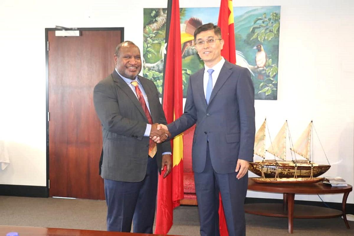 Prime Minister Marape welcomes new Chinese Ambassador to Papua New Guinea