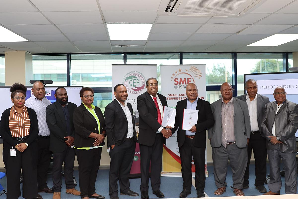 CEFI & SMEC sign MoU to advance financial inclusion in Papua New Guinea