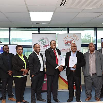 CEFI & SMEC sign MoU to advance financial inclusion in Papua New Guinea