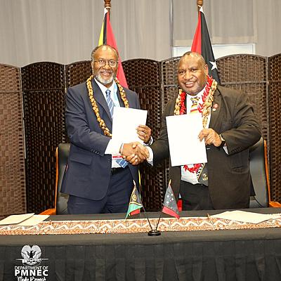 PNG, VANUATU SIGN FRAMEWORK AGREEMENT TO HEIGHTEN ECONOMIC COOPERATION