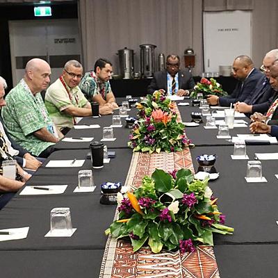 PM MARAPE ADVOCATES FOR STRONGER BUSINESS RELATIONS BETWEEN PNG, SAMOA