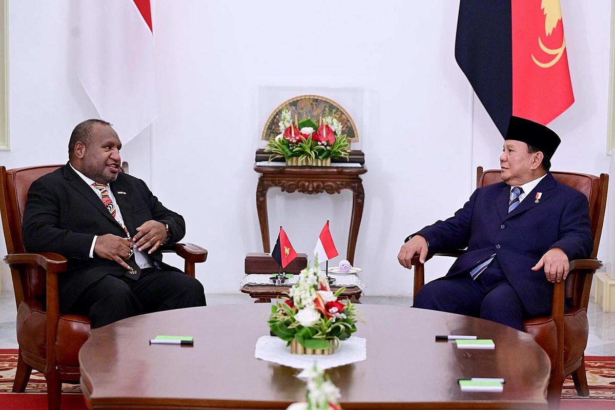 Prime Minister Marape Holds Bilateral Meeting with New Indonesian President Prabowo Subianto