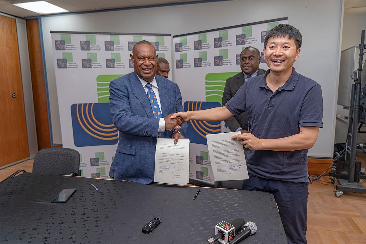 MRA, China Sign MOU for Geological Survey; Garry Stresses Need for Exploration