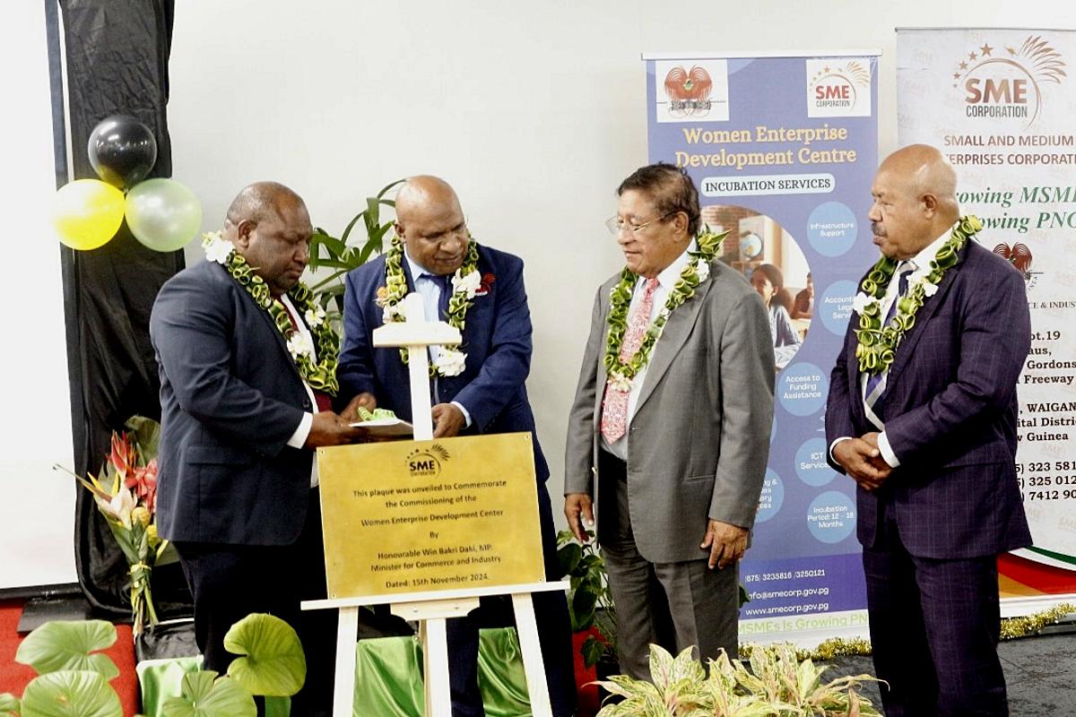 New WED Centre Opens in Port Moresby