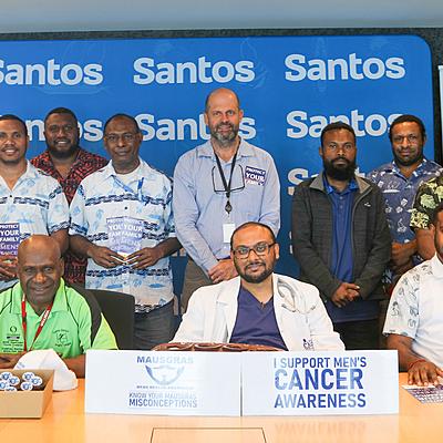 Santos raises health awareness through ‘Movember’ campaign