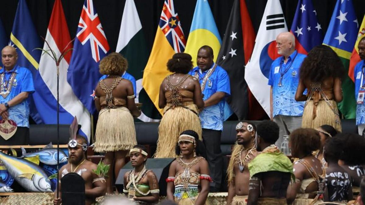 Prime Minister Marape Calls for Stronger Action Against Illegal Fishing at the Honiara Summit