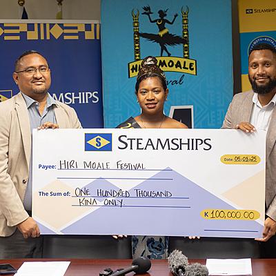 Steamships Gold Sponsor of Hiri Moale Festival 