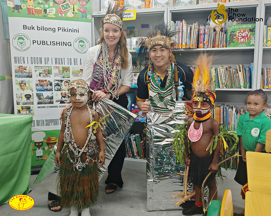 New Early Library Learning Central Opens with support from Chow Foundation in partnership with Buk Bilong Pikinini