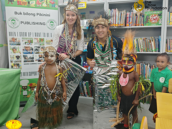 New Early Library Learning Central Opens with support from Chow Foundation in partnership with Buk Bilong Pikinini