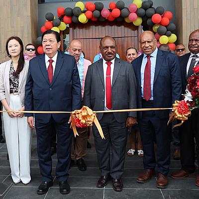COFFEE MINISTER OPENS STATE-OF-THE-ART FACTORY IN LAE