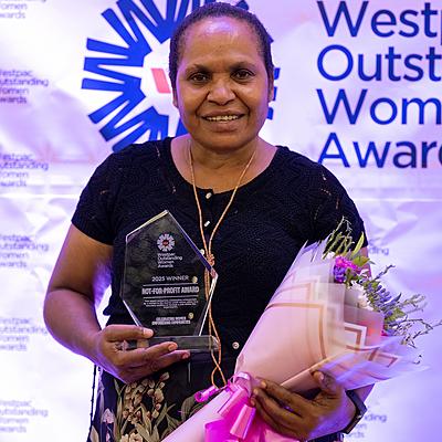 Enga Advocate Wins Top Honours at 2025 Westpac Outstanding Women Awards
