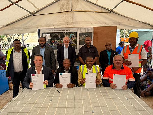 PNG Mining Minister Commends Pacific Lime and Cement’s Landowner Partnership