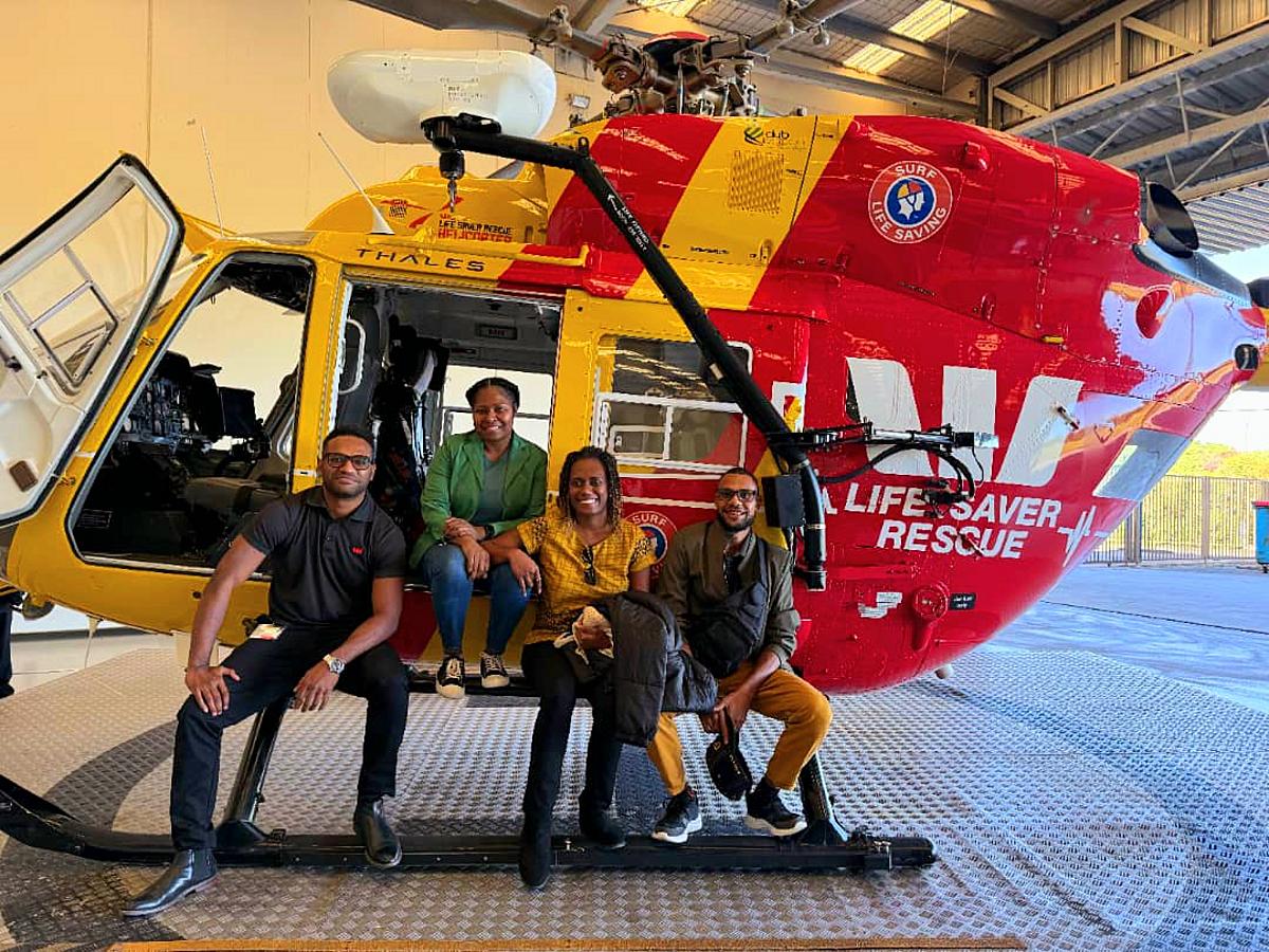 Four Westpac PNG employees attend the Westpac Group Youth Network Summit